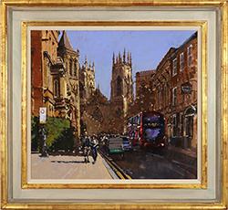David Sawyer, RBA, Original oil painting on panel, Christchurch College, Chapel and Refectory, Oxford