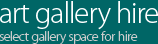 Art Gallery Hire. Select gallery space for hire
