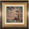 Andrew Grant Kurtis, Original oil painting on panel, Nocturne Reflections Venice