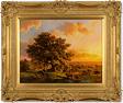 Daniel Van Der Putten, Original oil painting on panel, British Countryside Medium image. Click to enlarge