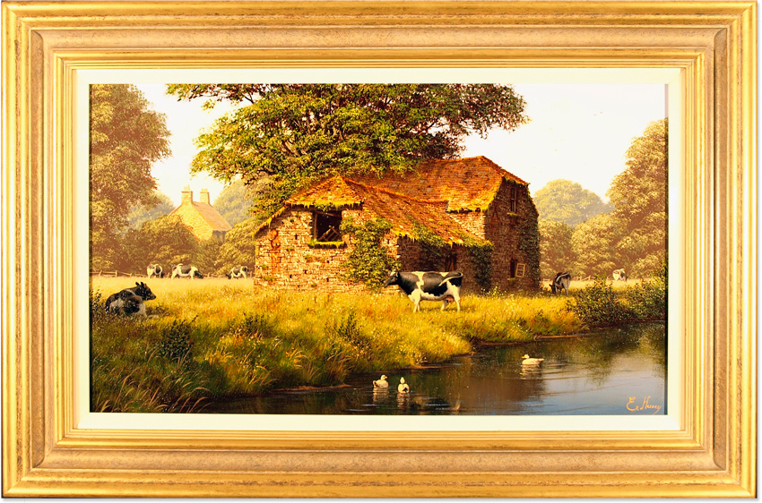 Edward Hersey | Original oil painting on canvas, The West Country, Art ...