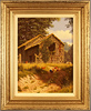 Edward Hersey, Original oil painting on canvas, Cotswolds Farm  Medium image. Click to enlarge