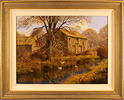 Edward Hersey, Original oil painting on canvas, Cotswolds Farm   Medium image. Click to enlarge