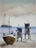 Gary Walton, Watercolour, The Seaside Medium image. Click to enlarge