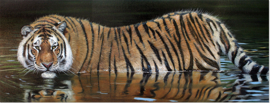 Bengal Tiger Painting by Pip Mcgarry - Fine Art America