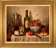 Raymond Campbell, Original oil painting on panel, Still Life Medium image. Click to enlarge