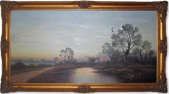 Wendy Reeves, Oil on canvas, Country Scene Medium image. Click to enlarge