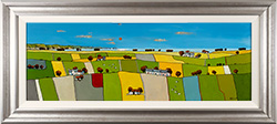 Alan Smith, Original oil painting on panel, Summer's  Patchwork Medium image. Click to enlarge