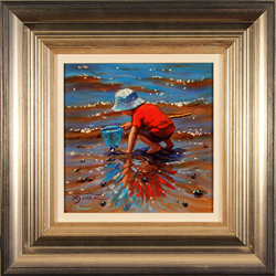 Amanda Jackson, Original oil painting on panel, Catch of the Day Medium image. Click to enlarge