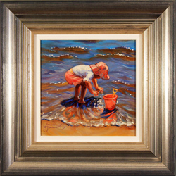 Amanda Jackson, Original oil painting on panel, Seaside Splash Medium image. Click to enlarge