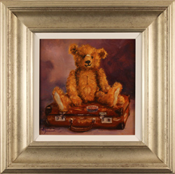 Amanda Jackson, Original oil painting on panel, The Well Travelled Bear Medium image. Click to enlarge