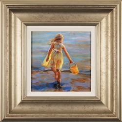 Amanda Jackson, Original oil painting on panel, Little Miss Sunshine Medium image. Click to enlarge