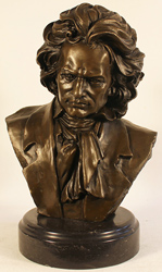 Bronze Statue, Bronze, Beethoven Medium image. Click to enlarge