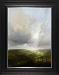 Clare Haley, Original oil painting on panel, Light in the Valley Medium image. Click to enlarge