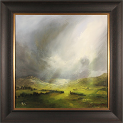 Clare Haley, Original oil painting on panel, A Dramatic Performance Medium image. Click to enlarge