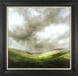 Clare Haley, Original oil painting on panel, Light Show at Wharfedale Medium image. Click to enlarge