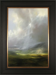 Clare Haley, Original oil painting on panel, Light Through Rifted Cloud Medium image. Click to enlarge