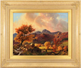 Daniel Van Der Putten, Original oil painting on panel, Autumn Colours in Langdale, Cumbria Medium image. Click to enlarge