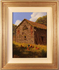 Edward Hersey, Original oil painting on canvas, Cotswolds Farm