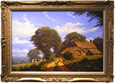 Edward Hersey, Original oil painting on canvas, The Cotswolds Medium image. Click to enlarge