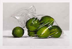 Ian Rawling, PS, Signed limited edition print, Bag of Limes Medium image. Click to enlarge