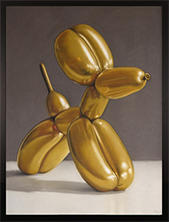 Ian Rawling, Pastel, Gold Dog