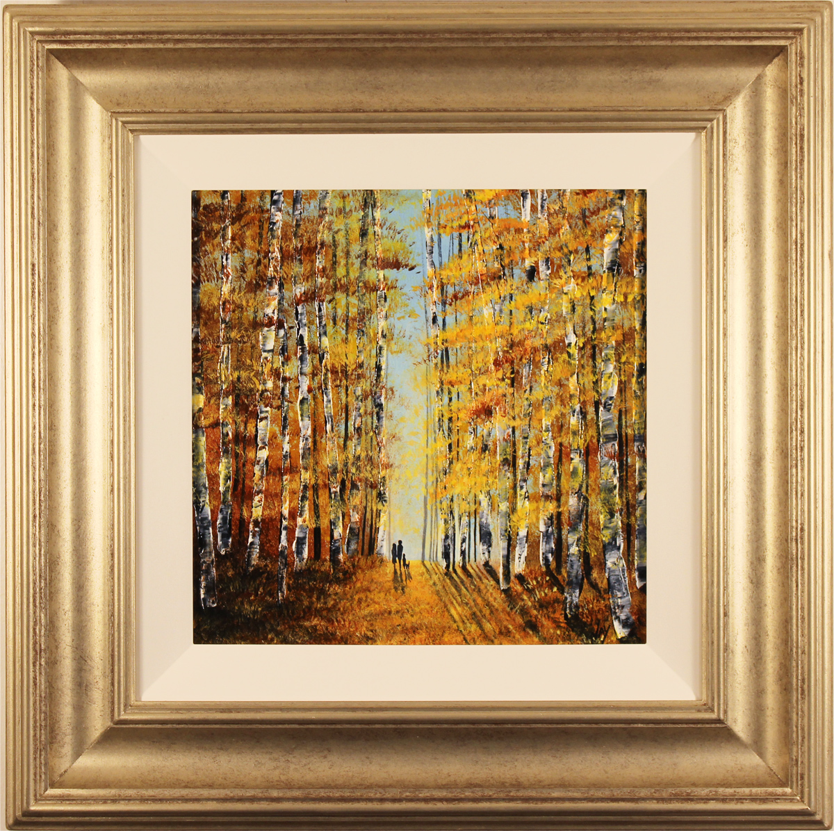 Jay Nottingham | Original oil painting on panel, Autumn Amble, Art to ...