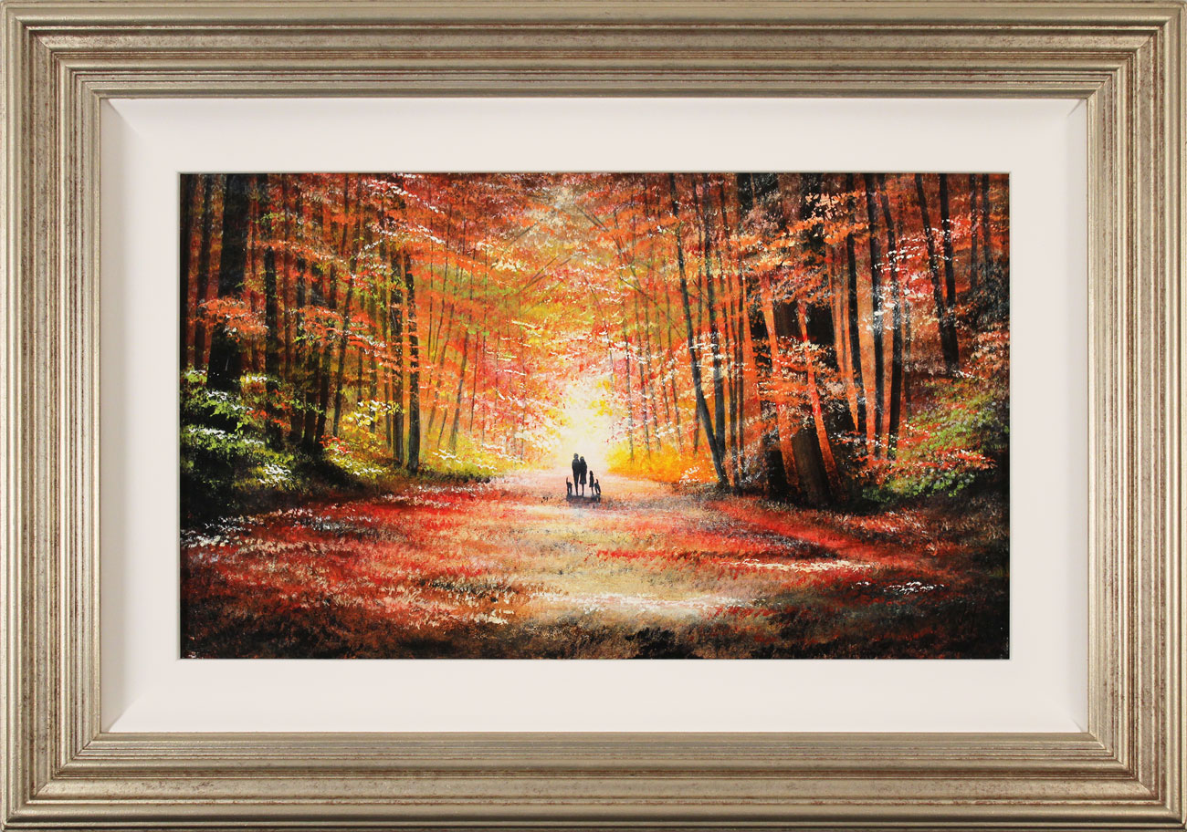 Jay Nottingham | Original oil painting on panel, Blazing Autumn, Art to ...