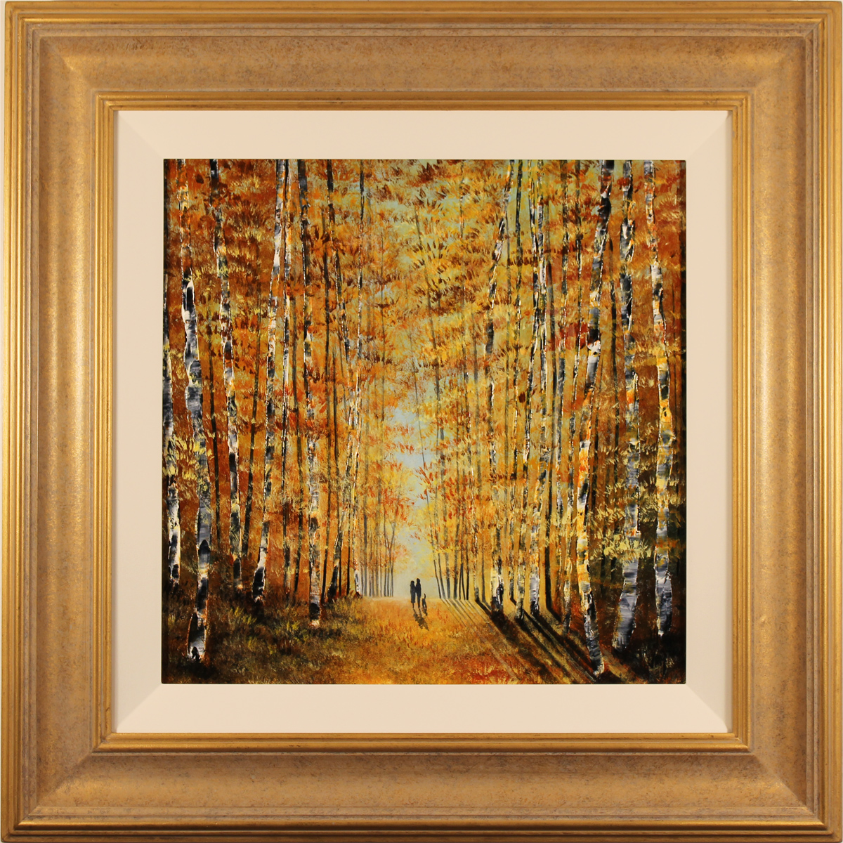 Jay Nottingham | Original oil painting on panel, Autumn Stroll, Art to ...