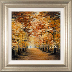 Jay Nottingham, Original oil painting on panel, Autumn Stroll