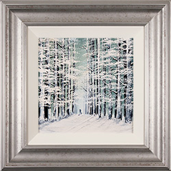 Jay Nottingham, Original oil painting on panel, The Winter Wood