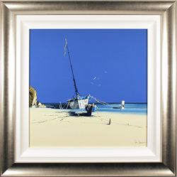 John Horsewell, Original acrylic painting on board, Coastline Dream Medium image. Click to enlarge