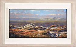 Julian Mason, Original oil painting on canvas, The Edge, Kinder Medium image. Click to enlarge