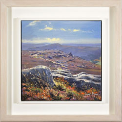 Julian Mason, Original oil painting on canvas, From Dovestone Tor Medium image. Click to enlarge