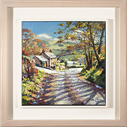 Julian Mason, Original oil painting on canvas, Spring at Upper Hulme Medium image. Click to enlarge