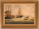 Ken Hammond, Original oil painting on canvas, East Coast Fishing Scene