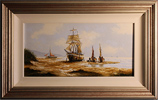 Ken Hammond, Original oil painting on canvas, Marine Scene Medium image. Click to enlarge