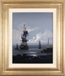 Les Spence, Original oil painting on canvas, Moonlight Fleet Medium image. Click to enlarge