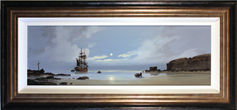 Les Spence, Original oil painting on canvas, Resting in the Bay Medium image. Click to enlarge