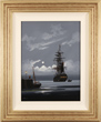 Les Spence, Original oil painting on canvas, Moored in Whitby Harbour Medium image. Click to enlarge