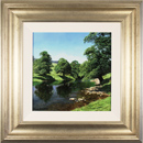 Michael James Smith, Original oil painting on panel, Gentle River Medium image. Click to enlarge