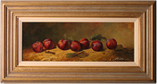 Paul Wilson, Original oil painting on panel, Plums Medium image. Click to enlarge