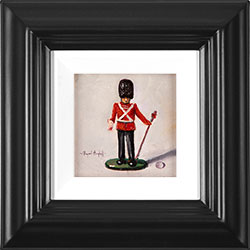 Raymond Campbell, Original oil painting on panel, The King's Guard Medium image. Click to enlarge