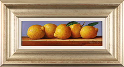 Raymond Campbell, Original oil painting on panel, Lemons Medium image. Click to enlarge