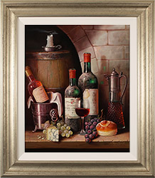 Raymond Campbell, Original oil painting on panel, A Fine Repast Medium image. Click to enlarge