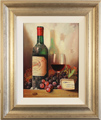 Raymond Campbell, Original oil painting on panel, Chateau Margaux, 1961 Medium image. Click to enlarge