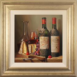 Raymond Campbell, Original oil painting on panel, Fine Pairings Medium image. Click to enlarge