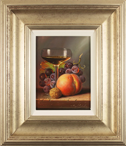 Raymond Campbell, Original oil painting on panel, Champagne Coupe Medium image. Click to enlarge