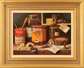 Raymond Campbell, Original oil painting on panel, The Workshop Medium image. Click to enlarge