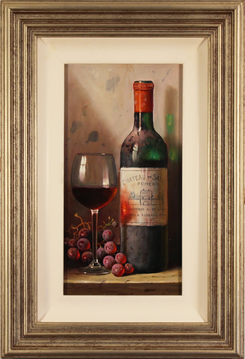 Raymond Campbell | Original oil painting on panel, Chateau de Sales ...